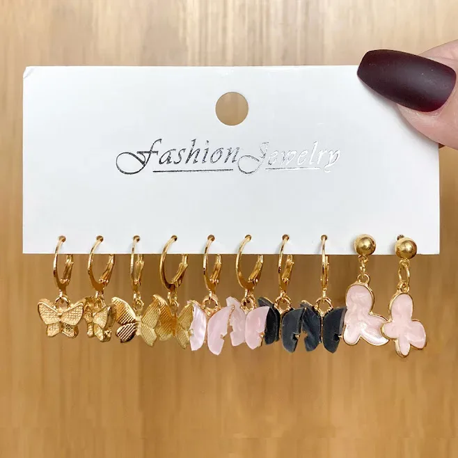 Set de aretes de aleación