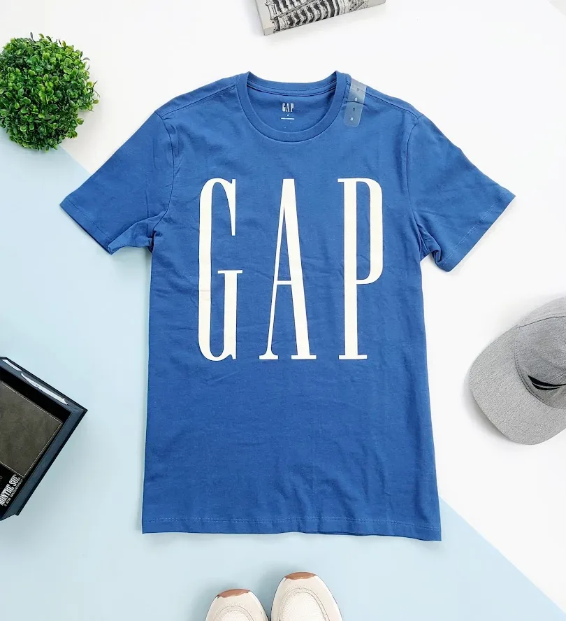Camiseta Gap para caballero color azul
