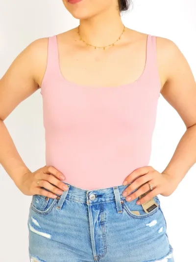 Body para dama color rosa