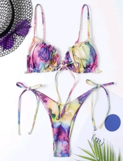 Vestido de baño para dama multicolor