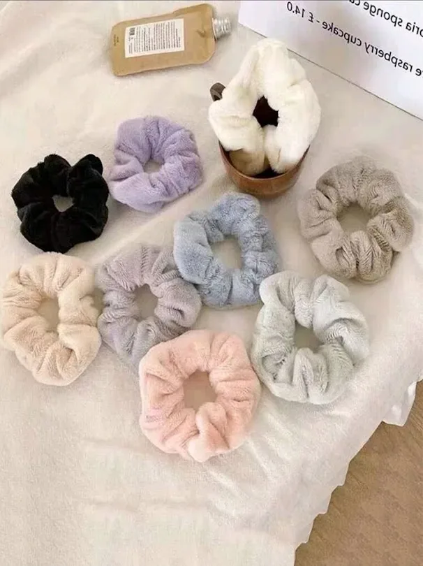 Set de colas de cabello para dama multicolor