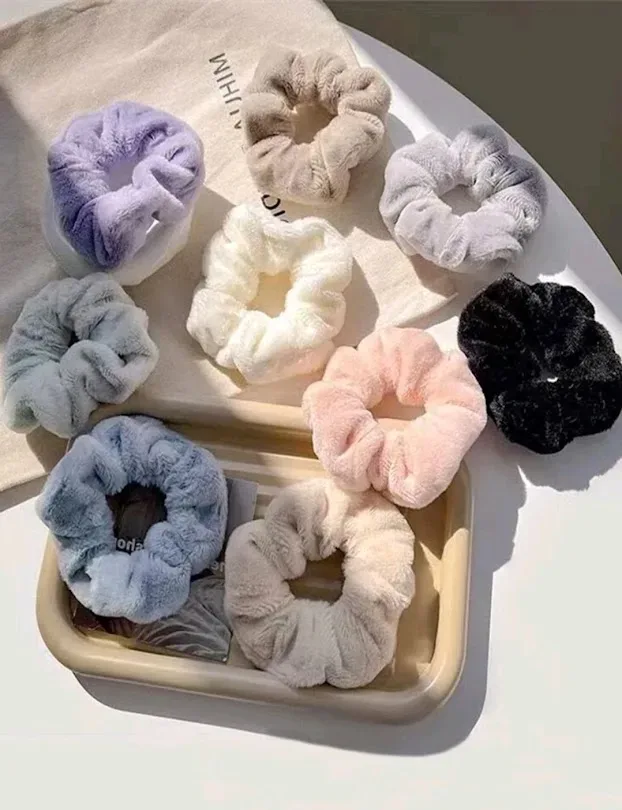 Set de colas de cabello para dama multicolor
