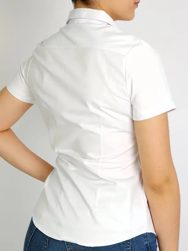 Camisa Cambridge Polo Club para dama color blanco