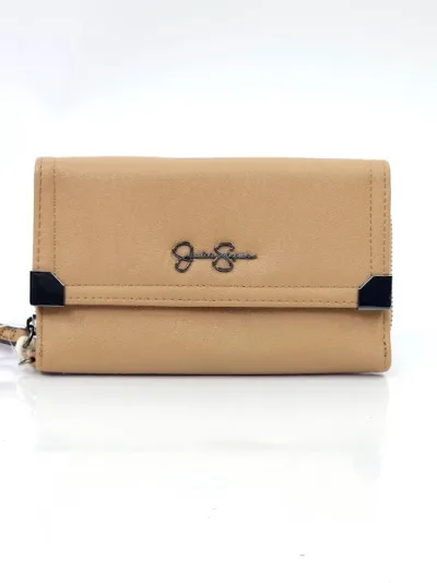 Cartera  para dama  color beige