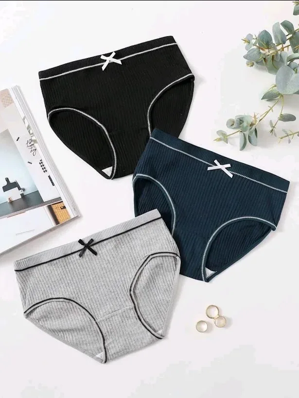 Set de bragas para dama multicolor