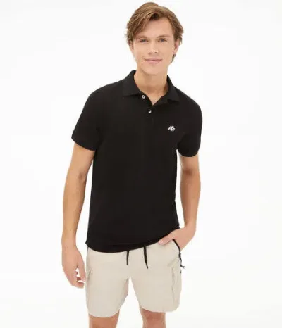 Camiseta Aeropostale para caballero color negra