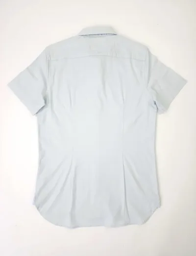 Camisa Tommy Hilfiger para caballero color celeste y blanco