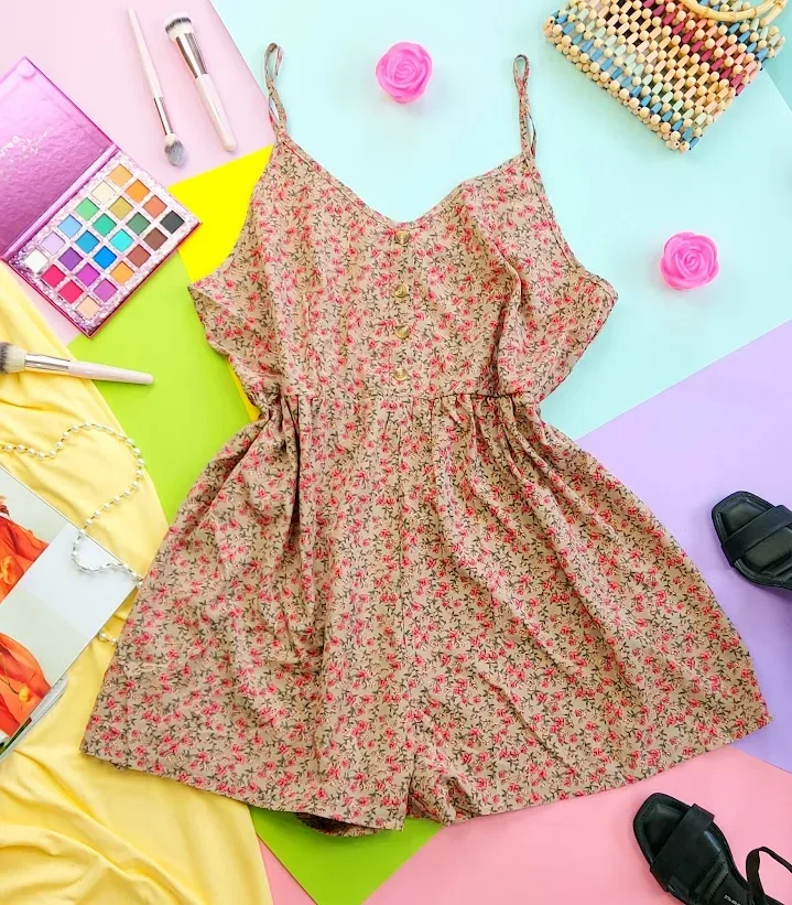 Enterizo para dama diseño floral