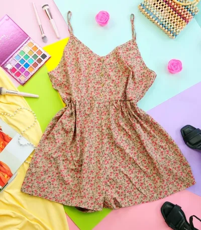 Enterizo para dama diseño floral