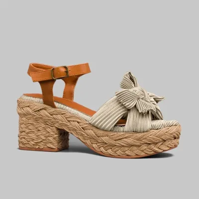 Sandalias para dama Primise valencia Taupe Tex