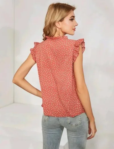 Blusa para dama color terracota