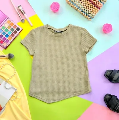 Camiseta para dama color beige