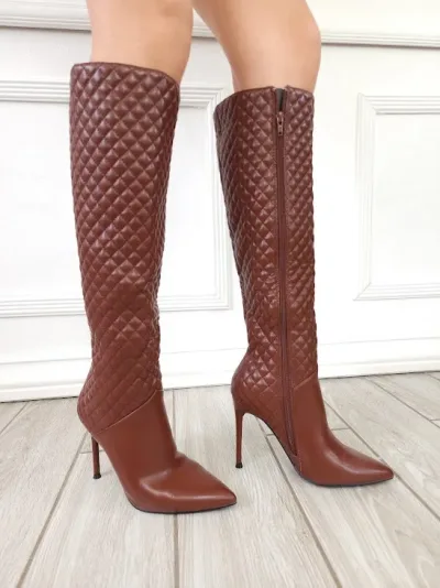 Botas So Me  para dama color café