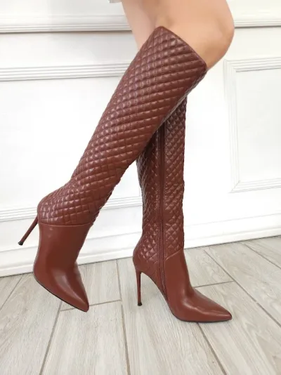 Botas So Me  para dama color café