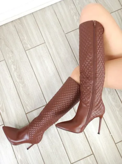 Botas So Me  para dama color café