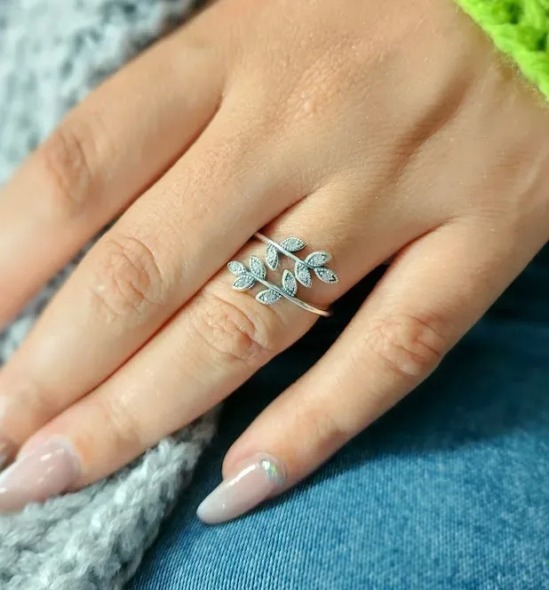 Anillo para dama plata 925 color plata