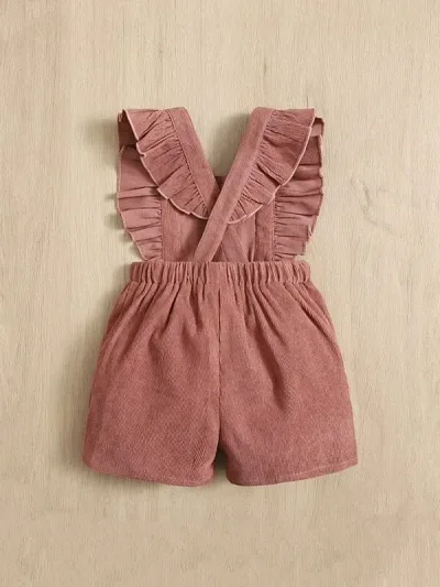 Enterizo para niña color palo rosa