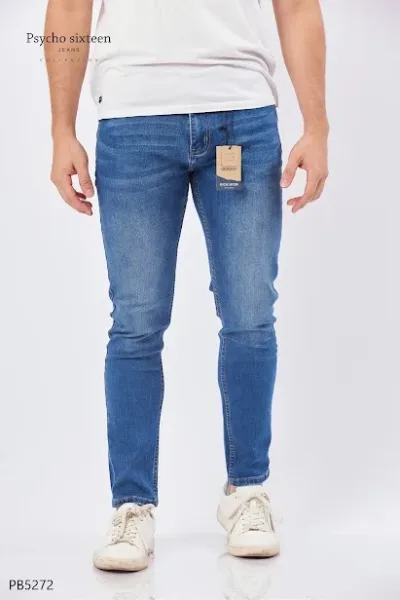 Jeans PSYCHO SIXTEEN para caballero skinny PB5272 color azul