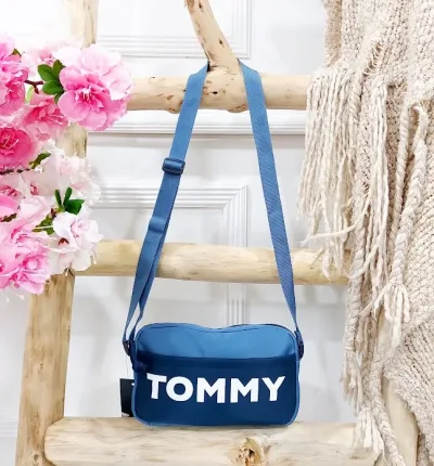Bolso Tommy Hilfiger para dama color azul