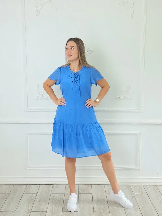 Vestido Color celeste  para Dama
