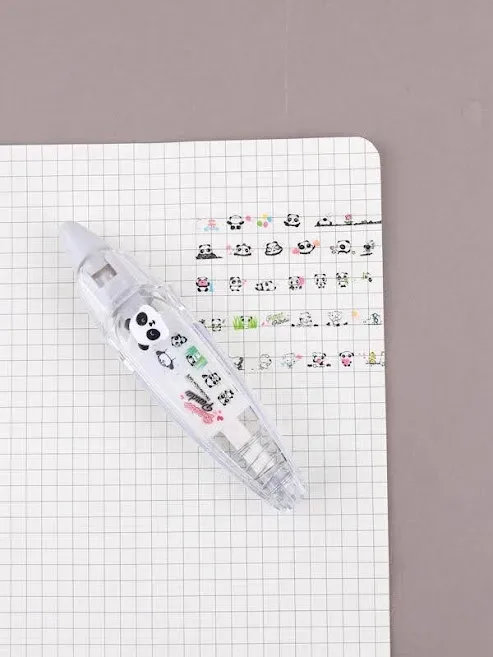 Cinta de corrección decorativa con dibujos animados al azar
