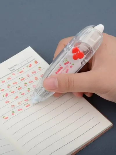 Cinta de corrección decorativa con dibujos animados al azar