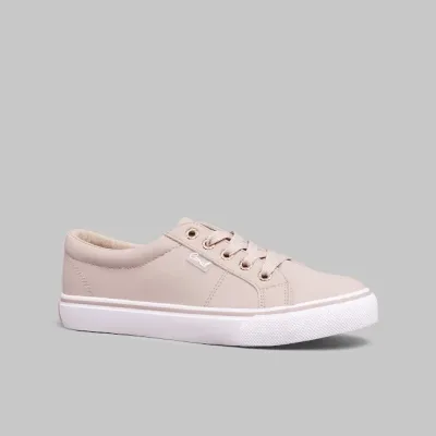 Tenis Coral para dama color beige Camille Sand Pu