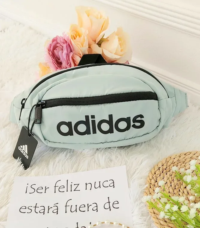 Riñonera Adidas para dama color verde agua
