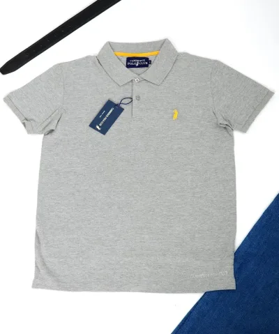 Camiseta Cambrige Polo Club para Caballero color gris