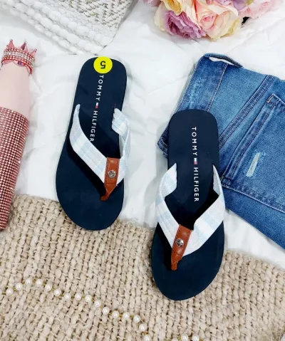 Sandalias Tommy Hilfiger para dama color azul