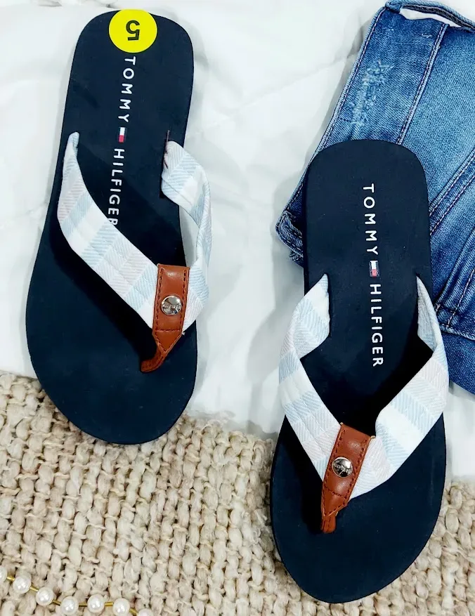 Sandalias Tommy Hilfiger para dama color azul