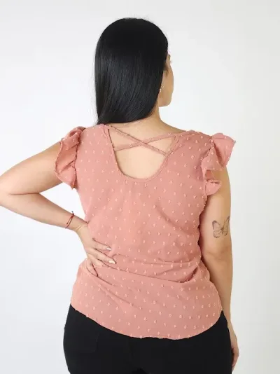 Blusa para dama color palo rosa