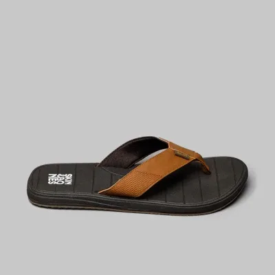 Sandalias para caballero Golfo Camel Brown