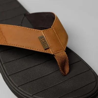 Sandalias para caballero Golfo Camel Brown