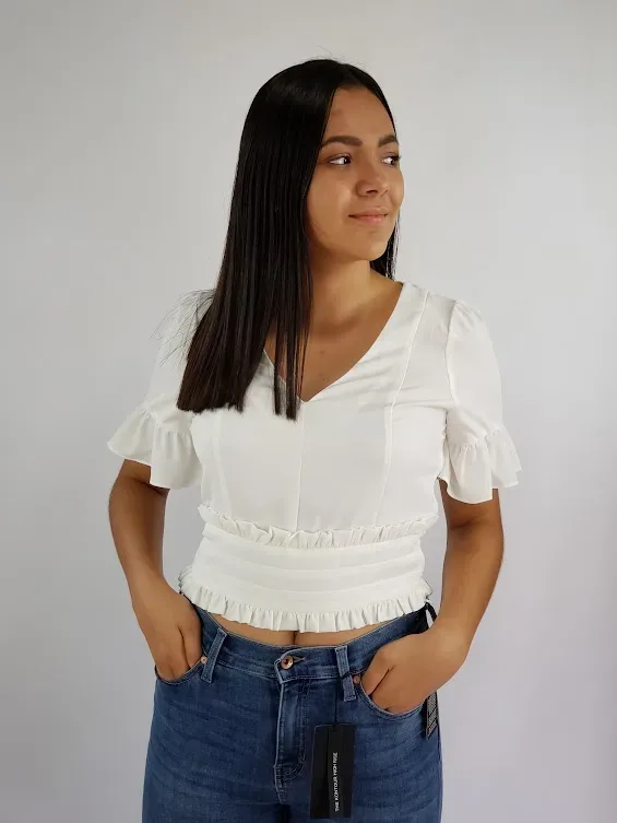 Blusa para dama color blanco