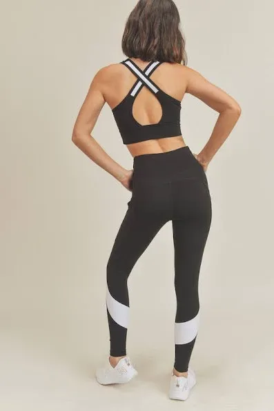 Conjunto deportivo para dama color negro