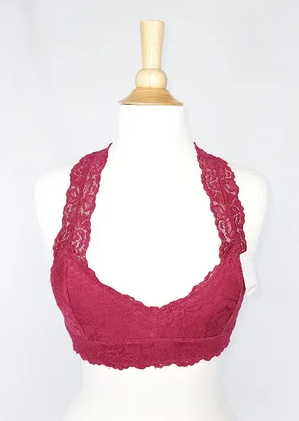 Bralette para dama color Vino