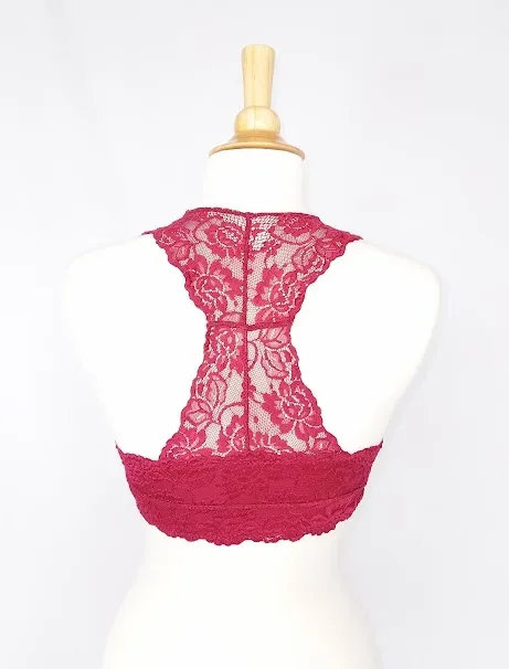 Bralette para dama color Vino