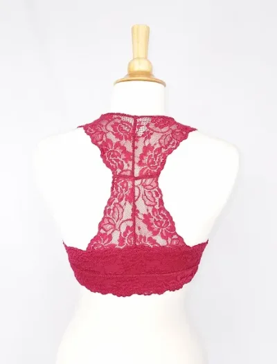 Bralette para dama color Vino