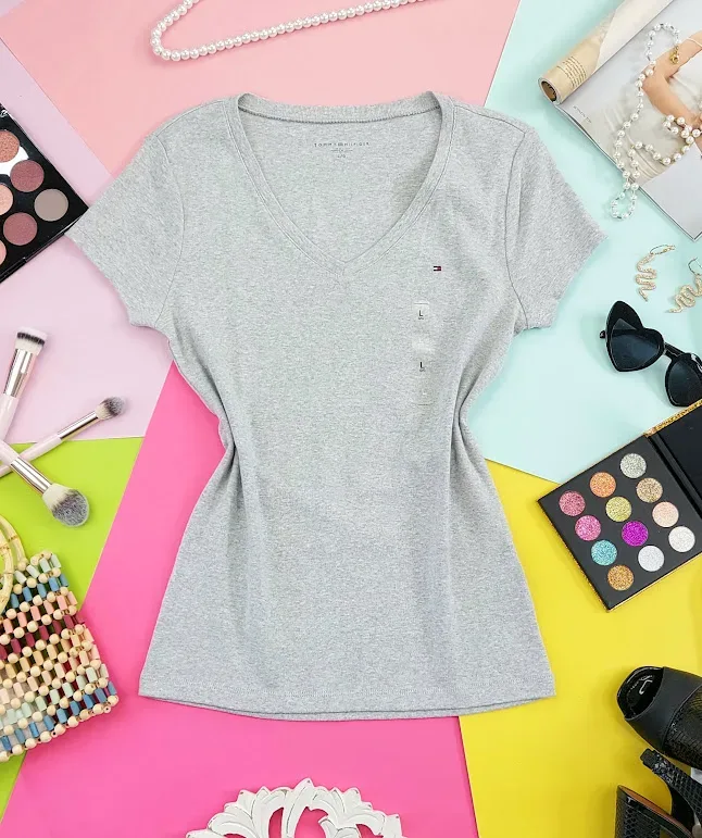 Blusa Tommy Hilfiger para dama color gris