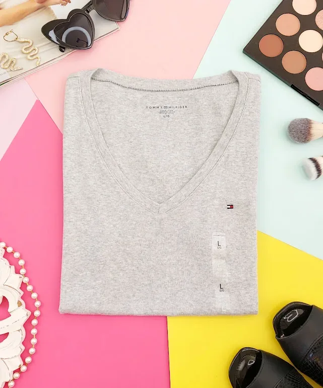 Blusa Tommy Hilfiger para dama color gris