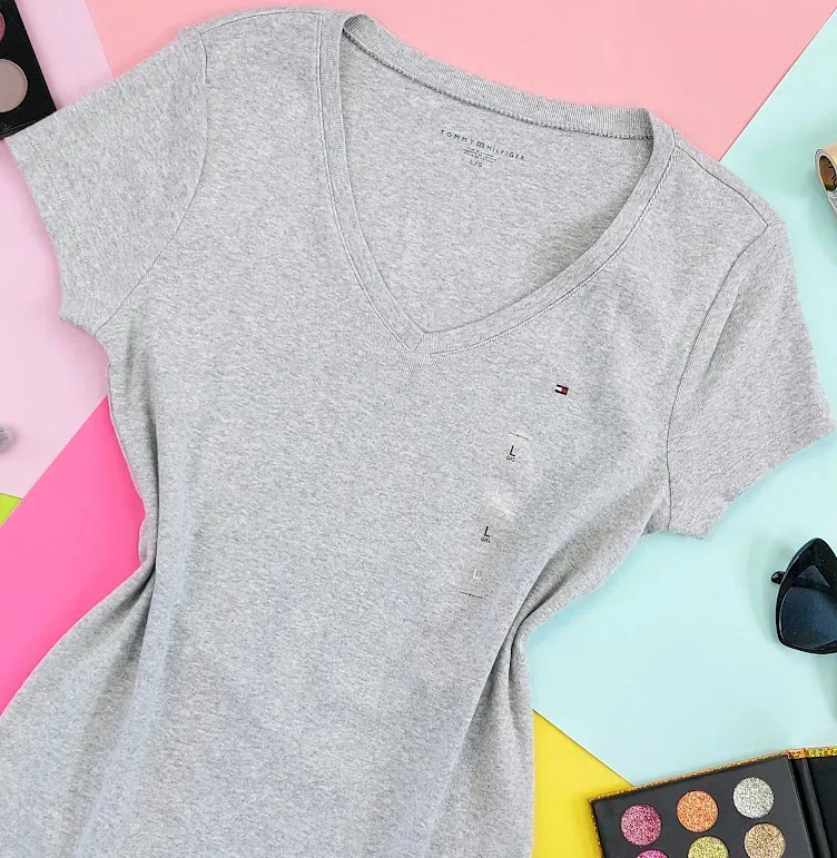 Blusa Tommy Hilfiger para dama color gris