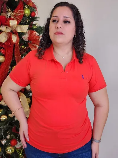 Camiseta Polo Cambrige Club para Dama