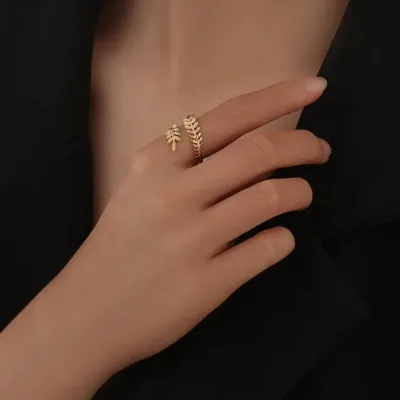 Anillo de acero titanio