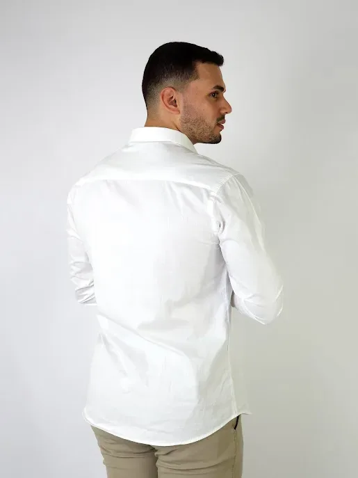 Camisa Estivaneli para caballero color blanco