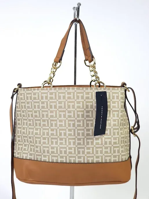 Bolso Tommt Hilfiger para dama color beige