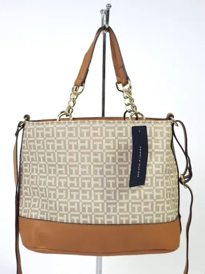 Bolso Tommt Hilfiger para dama color beige