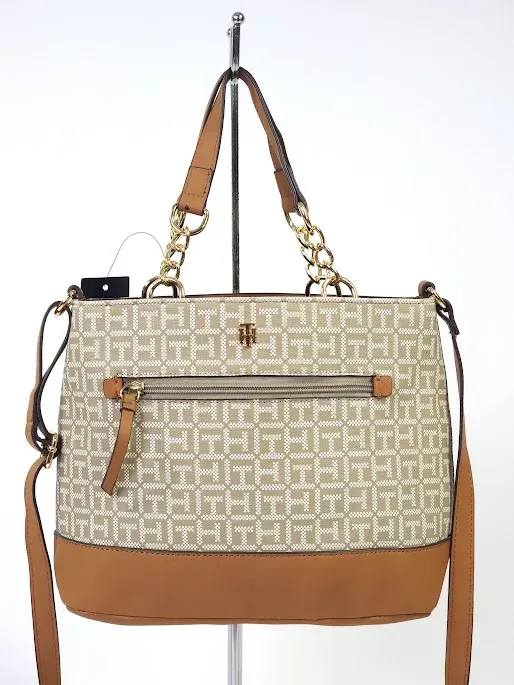 Bolso Tommt Hilfiger para dama color beige