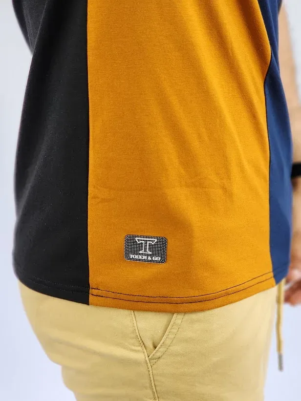 Camiseta de hombre Touch and Go multicolor