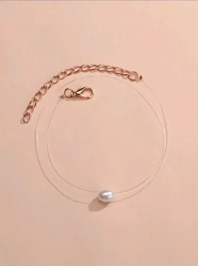 Collar con diseño de perla artificial